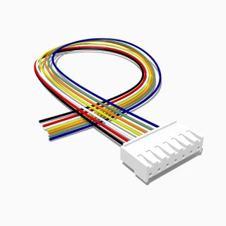 JST VH Buchse mit 20 cm Kabel, 7 polig, AWG 22, UL1007