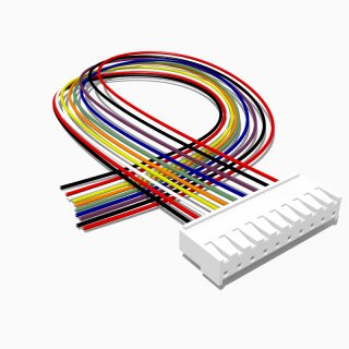 JST VH Buchse mit 20 cm Kabel, 10 polig, AWG 22, UL1007