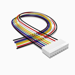 CH3.96-Y Buchse mit 20 cm Kabel, 9 polig, AWG 22, UL1007