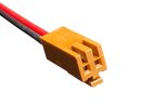 JAE IL Buchse mit 15 cm Kabel, 2 polig, AWG 26, UL1007