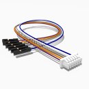 Adapterkabel Micro JST auf Dupont 6 polig 20 cm AWG 28