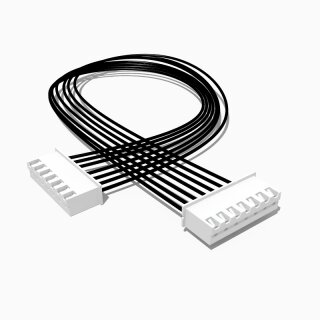Kabel mit zwei JST XH Buchsen, 7 polig, 10 cm, AWG 24, UL1007