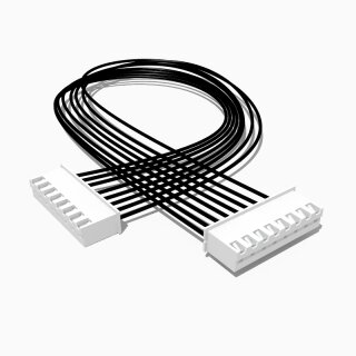 Kabel mit zwei JST XH Buchsen, 8 polig, 10 cm, AWG 24, UL1007