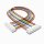 Kabel mit zwei JST ZH Buchsen 50 cm 10 polig, AWG 26, UL1007