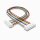 Kabel mit zwei JST ZH Buchsen 50 cm 8 polig, AWG 26, UL1007