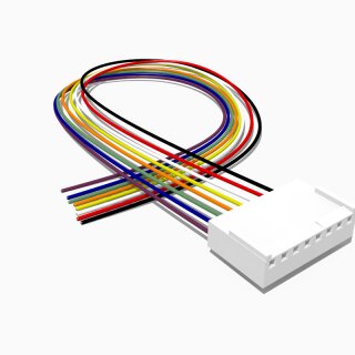 KF 2510 Buchse mit 20 cm Kabel, 8 polig, AWG 26, UL1007
