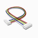 Kabel mit zwei JST ZH Buchsen 50 cm 6 polig, AWG 26, UL1007