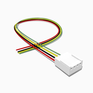 KF 2510 Buchse mit 15 cm Kabel, 4 polig, AWG 26, UL1007