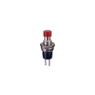 Miniatur-Drucktaster, SPST NC, Öffner, 250V 1A, rot