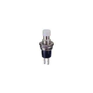 Miniatur-Drucktaster, SPST NC, Öffner, 250V 1A, weiß