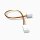 Kabel mit zwei KF 2510 Buchsen 20 cm 3 polig, AWG 26, UL1007