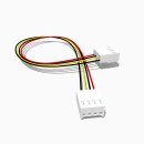 Kabel mit zwei KF 2510 Buchsen 20 cm 4 polig, AWG 26, UL1007