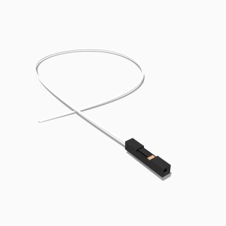 Harwin M20 Buchse mit 50 cm Kabel 1 polig, AWG 26, UL1571, weiß