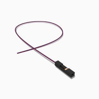Harwin M20 Buchse mit 50 cm Kabel 1 polig, AWG 26, UL1571, violett