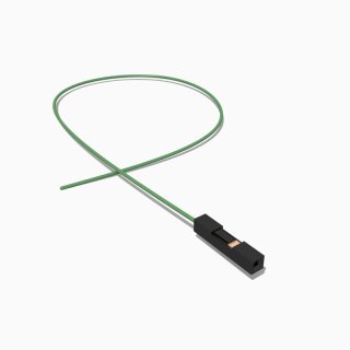 Harwin M20 Buchse mit 50 cm Kabel 1 polig, AWG 26, UL1571, grün