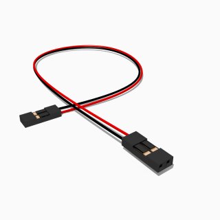 Kabel mit zwei Harwin M20 Buchsen 2 polig, 50 cm AWG 26, UL1571
