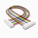 Kabel mit zwei JST ZH Buchsen 40 cm 10 polig, AWG 26, UL1571