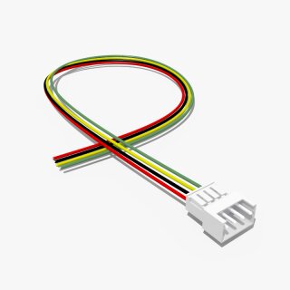 Micro JST Kabel mit einem Molex PicoBlade Stecker 15 cm, 4 polig, AWG 28, UL1571