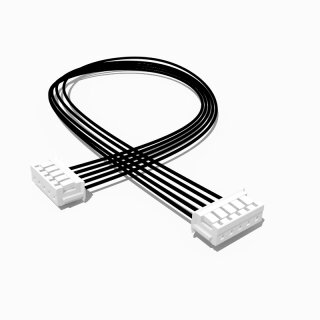 Kabel mit zwei JST ZH Buchsen 50 cm 5 polig, AWG 26, UL1571