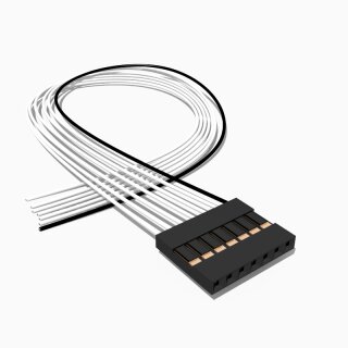 Harwin M20 Buchse mit 30 cm Kabel 7 polig, AWG 28, UL1571