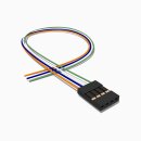 Harwin M20 Buchse mit 30 cm Kabel 4 polig, AWG 28, UL1571