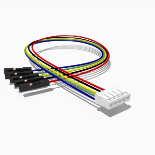 Adapterkabel JST EH auf Dupont 5 polig 50 cm AWG 24