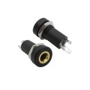 Klinkeneinbaubuchse 3,5mm - 3 polig mit...