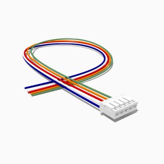 JST PH Buchse mit 30 cm Kabel, 5 polig, AWG 28, UL1571