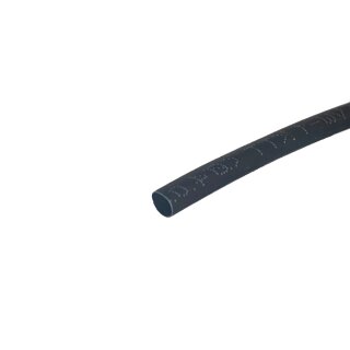 1 m Schrumpfschlauch schwarz, 3 mm