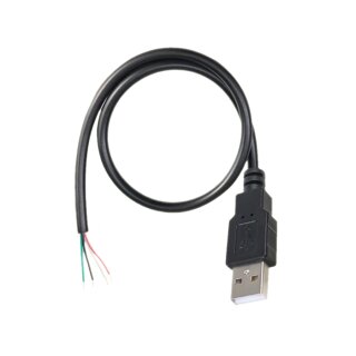 Kabel USB 2.0 mit einem Stecker Typ A, 4 polig, 1m
