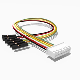 Adapterkabel JST XH auf Dupont 6 polig 30 cm AWG 26