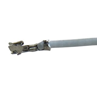 Litze mit einem Crimpkontakt für JST SH, UL1571, AWG 30, 20 cm, weiß