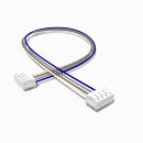 Kabel mit zwei JST ZH Buchsen 1,0 m 4 polig, AWG 28, UL1007