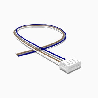 JST ZH Buchse mit 90 cm Kabel, 4 polig, AWG 28, UL1007