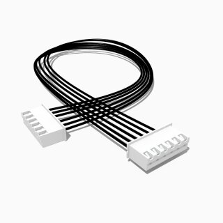 Kabel mit zwei JST XH Buchsen, 6 polig, 20 cm, AWG 24, UL1007