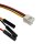 Adapterkabel HY auf Dupont 3 polig 30 cm AWG 26, UL1007