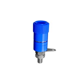 Polklemme 4 mm Blau