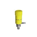 Polklemme 4 mm Gelb