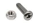 Schrauben/Muttern M2 Edelstahl 20er Pack