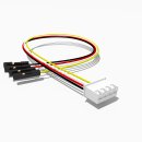 Adapterkabel JST XH auf Dupont 4 polig 30 cm AWG 26