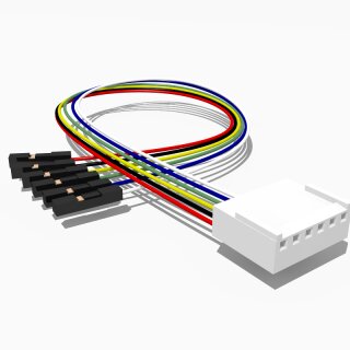 Adapterkabel KF2510 auf Dupont 6 polig 30 cm AWG 26