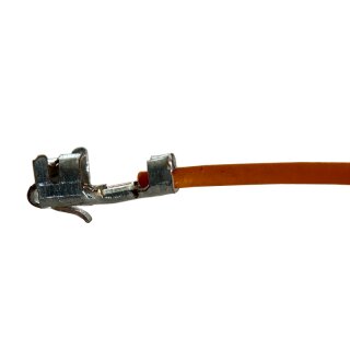 Litze mit einem Crimpkontakt für JST-XH Buchse, UL1007, AWG 24, 30 cm, orange