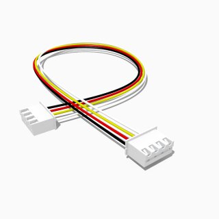 Kabel mit zwei JST XH Buchsen, 4 polig, 20 cm, AWG 24, UL1007