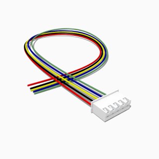 JST XH Buchse mit 30 cm Kabel 5 polig, AWG 24, UL1007