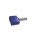 Isolierte Doppeladernendhülsen blau, 8 mm, 2 * 2,5 mm², 100er Pack