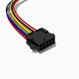 Molex Micro-Fit 3.0 Stecker mit 30 cm Kabel, 2x5 polig, AWG 20, UL1007