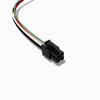 Molex Mini-Fit JR Buchse mit 30 cm Kabel, 2x2 polig, AWG 18, UL1007