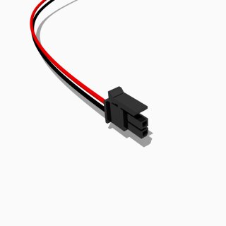 Molex MicroFit 3.0 Buchse mit 30 cm Kabel, 2x1 polig, AWG 20, UL1007