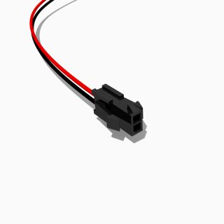 Molex Micro-Fit 3.0 Stecker mit 30 cm Kabel, 2x1 polig, AWG 20, UL1007