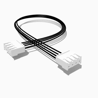 Kabel mit zwei JST VH Buchsen 30 cm 4 polig, AWG 22, UL1015